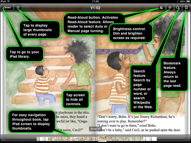 iPad navigation guide